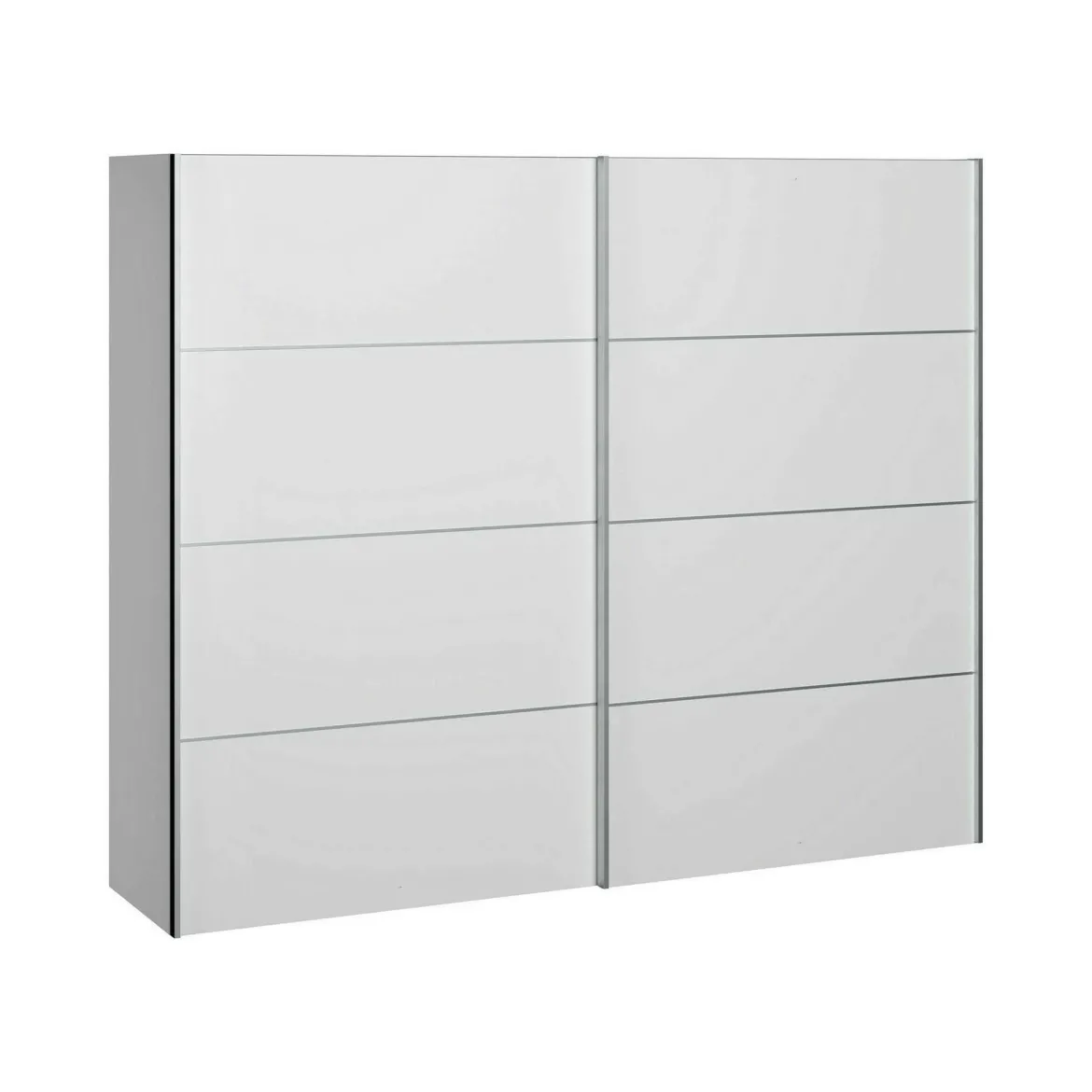 Guardaroba in legno bianco 242x201h cm - Acerno