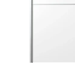 Guardaroba in legno bianco 242x201h cm - Acerno