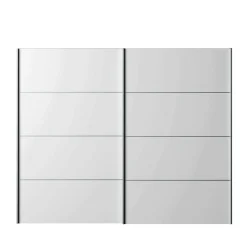 Guardaroba in legno bianco 242x201h cm - Acerno