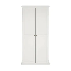 Guardaroba in legno bianco 96x200h cm - Albiolo