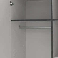Guardaroba in legno grigio 98x200h cm - Sultani