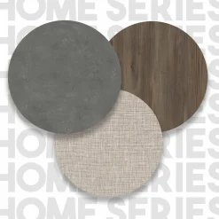 Guardaroba in legno marrone e grigio 207x183h cm - Gaja