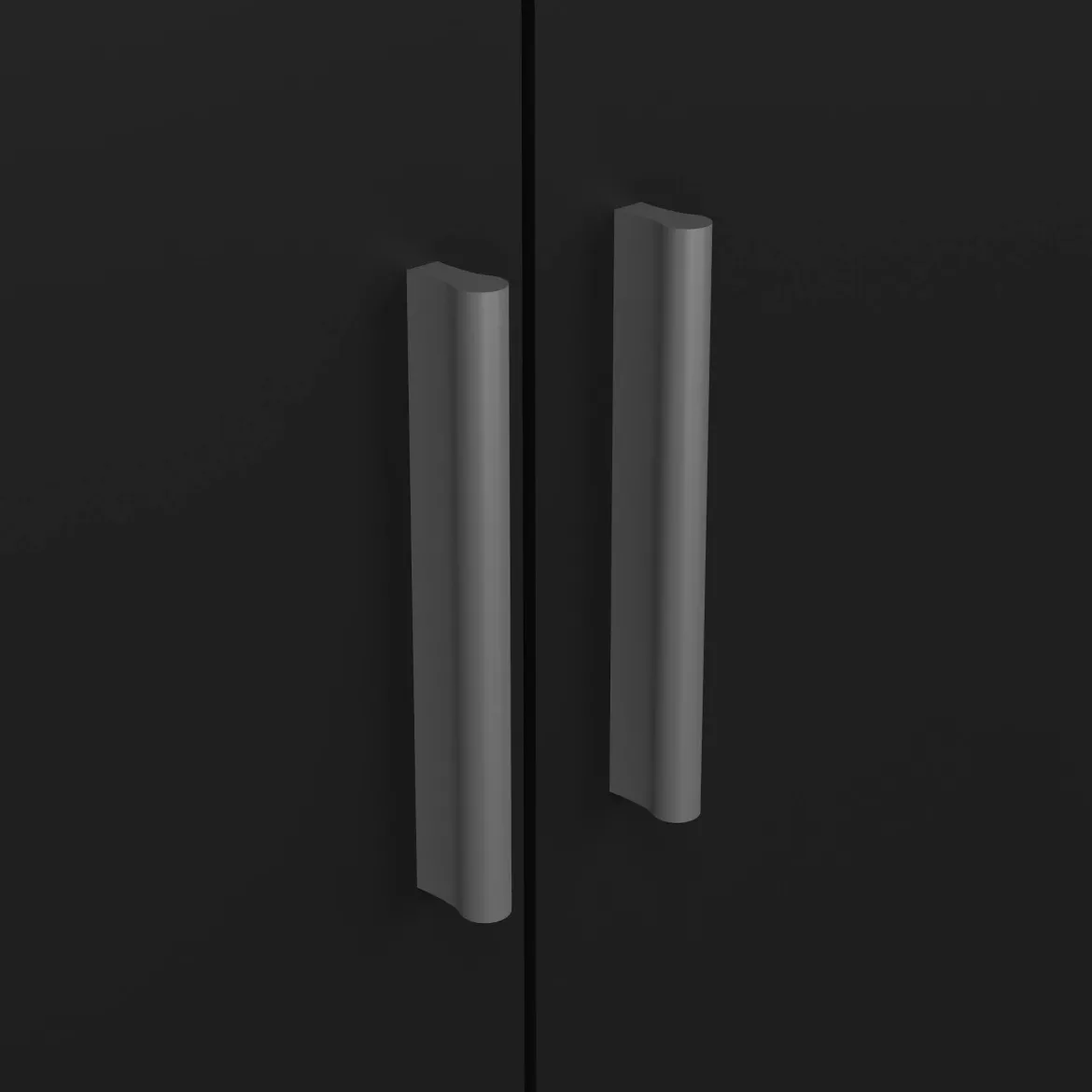 Guardaroba in legno nero 182x220h cm - Paeng