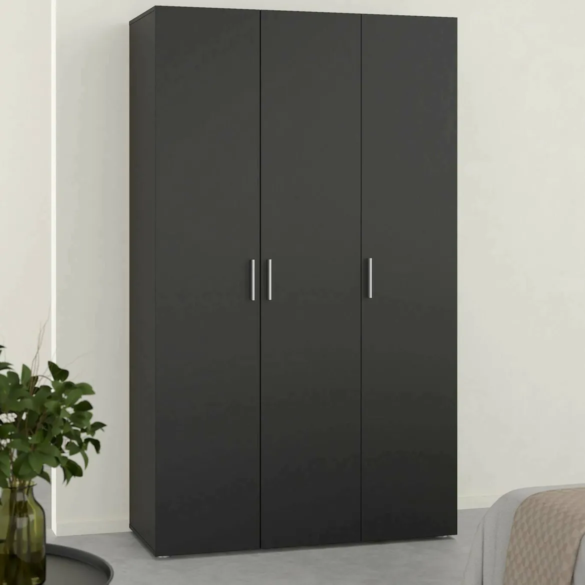 Guardaroba in legno nero 182x220h cm - Paeng