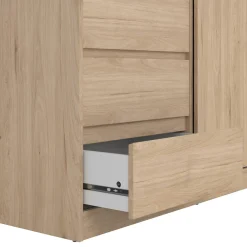 Guardaroba in legno rovere 118x200h cm - Sanjose