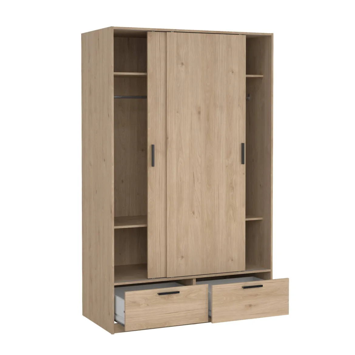 Guardaroba in legno rovere 147x200h cm - Simeon