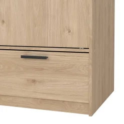 Guardaroba in legno rovere 147x200h cm - Simeon