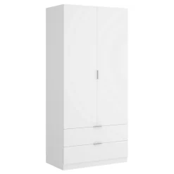 Guardaroba moderno bianco 81x184h cm - Anya