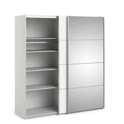Guardaroba 5 ripiani bianco 182x201h cm - Cerreto