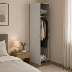 Guardaroba 1 ripiano bianco 59x218h cm - Aldeno