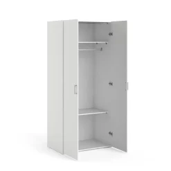 Guardaroba salvaspazio bianco 77x175h cm - Danny