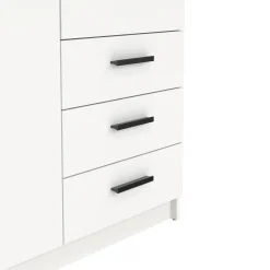 Guardaroba salvaspazio bianco 98x200h cm - Sultani