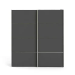 Guardaroba salvaspazio bianco e nero 150x200h cm - Maurice