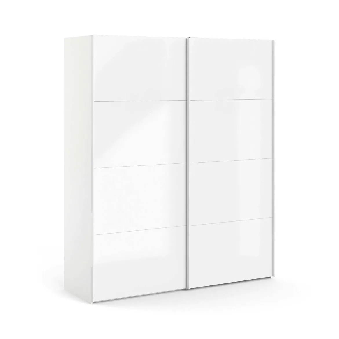Guardaroba salvaspazio bianco lucido 242x220h cm - Badesse