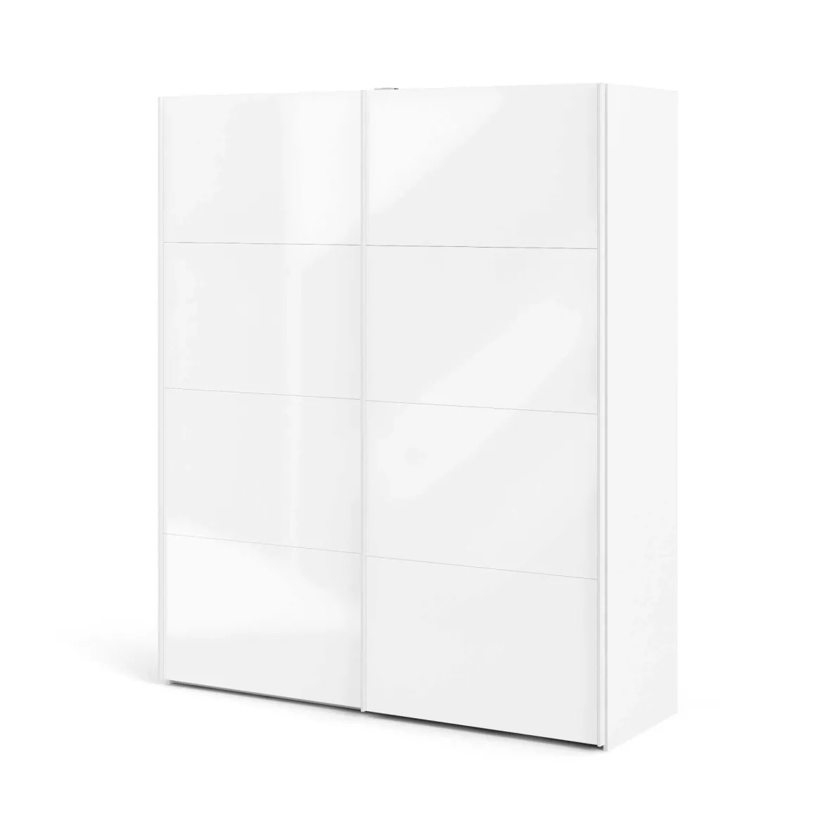 Guardaroba salvaspazio bianco lucido 242x220h cm - Badesse
