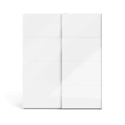 Guardaroba salvaspazio bianco lucido 242x220h cm - Badesse
