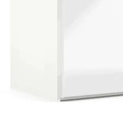 Guardaroba salvaspazio bianco lucido 242x220h cm - Badesse