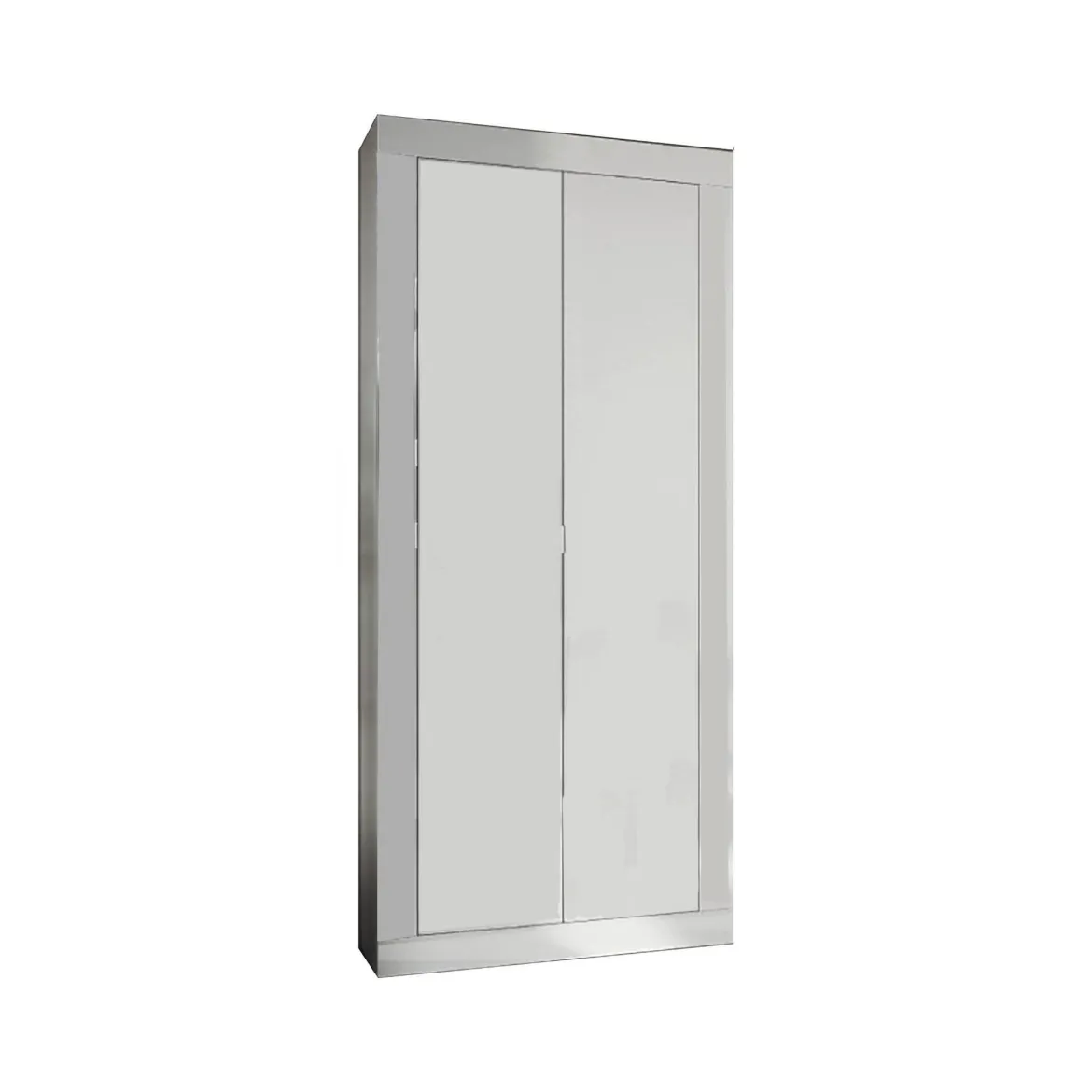 Guardaroba salvaspazio bianco lucido 78x185h cm - Contea