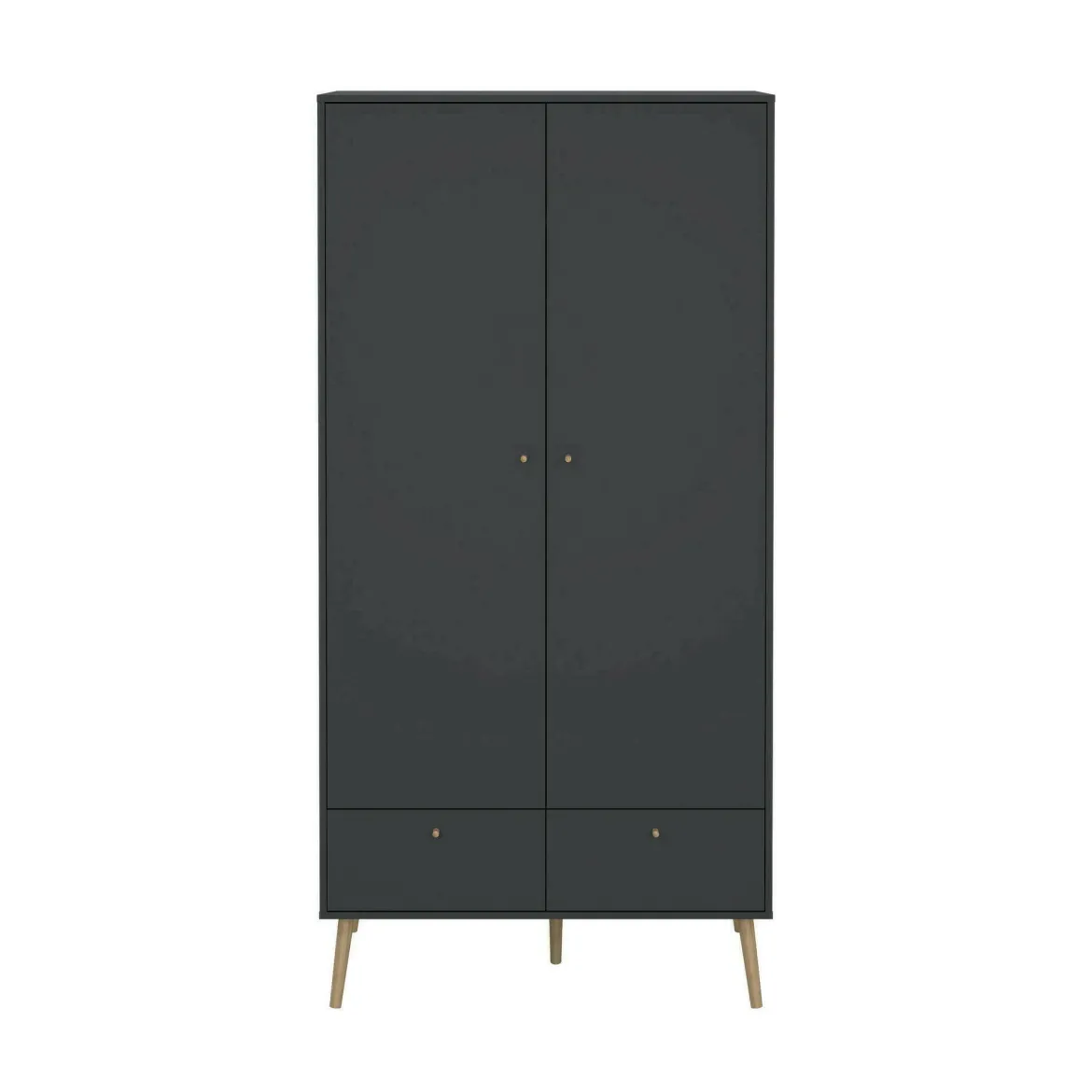 Guardaroba salvaspazio grigio e bianco 182x201h cm - Anela