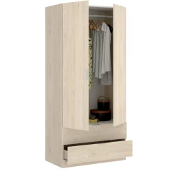 Guardaroba salvaspazio rovere 81x184h cm - Anya