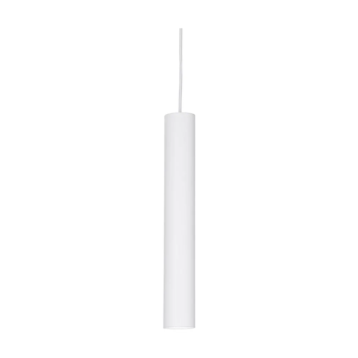 Ideal-Lux - Lampada a sospensione LOOK SP1 D06 BIANCO, 6 x 6 x h65 cm, Bianco