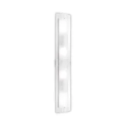 Ideal-Lux - Lampada da parete TUDOR AP4, 70 x 12 x h9 cm, Trasparente