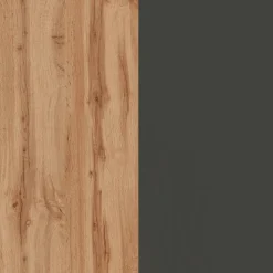 Isola centrale cucina design 155x90x90h cm antracite e rovere - Tartaro