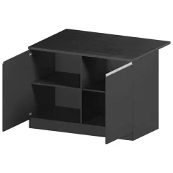 Isola cucina economica 125x90x90h cm antracite e ardesia - Analiza