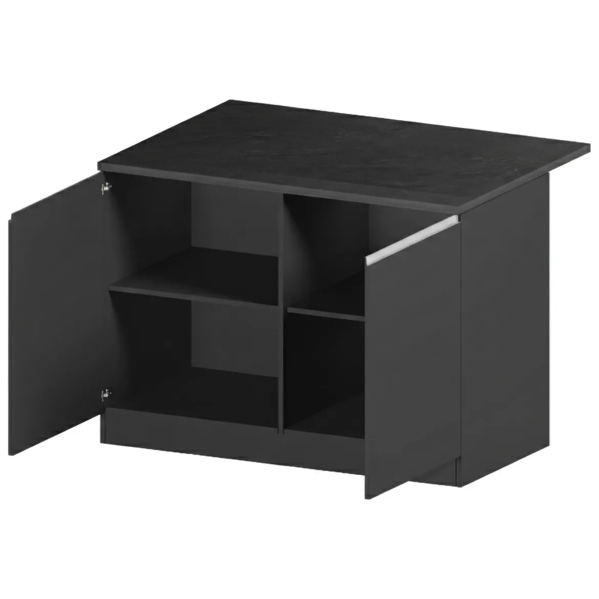 Isola cucina economica 125x90x90h cm antracite e ardesia - Analiza