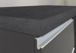 Isola cucina economica 125x90x90h cm antracite e ardesia - Analiza