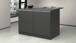 Isola cucina economica 125x90x90h cm antracite e ardesia - Analiza