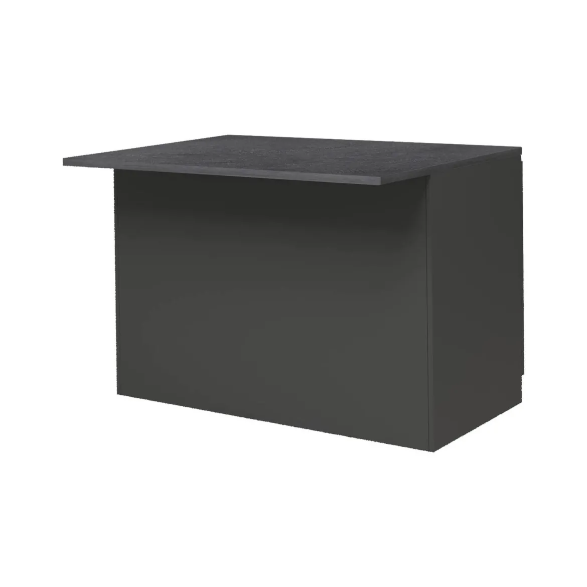 Isola cucina economica 125x90x90h cm antracite e ardesia - Analiza