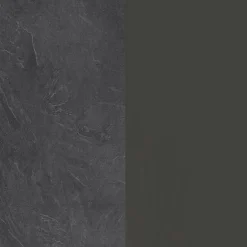 Isola cucina minimal con ante 155x90x90h cm antracite e ardesia - Tartaro