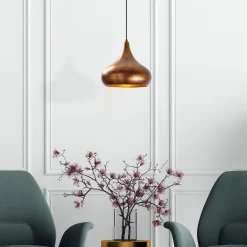 Lampada a Sospensione Marrone Rame 942flg1316 - Ricco