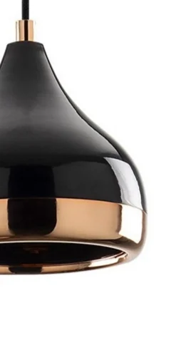 Lampada a Sospensione Nero Marrone Rame 892opv1758 Colore Struttura Marrone - Vernate
