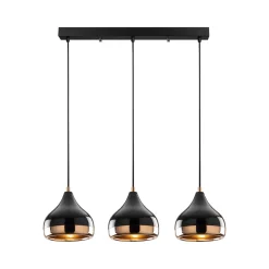 Lampada a Sospensione Nero Marrone Rame 892opv1758 Colore Struttura Marrone - Vernate