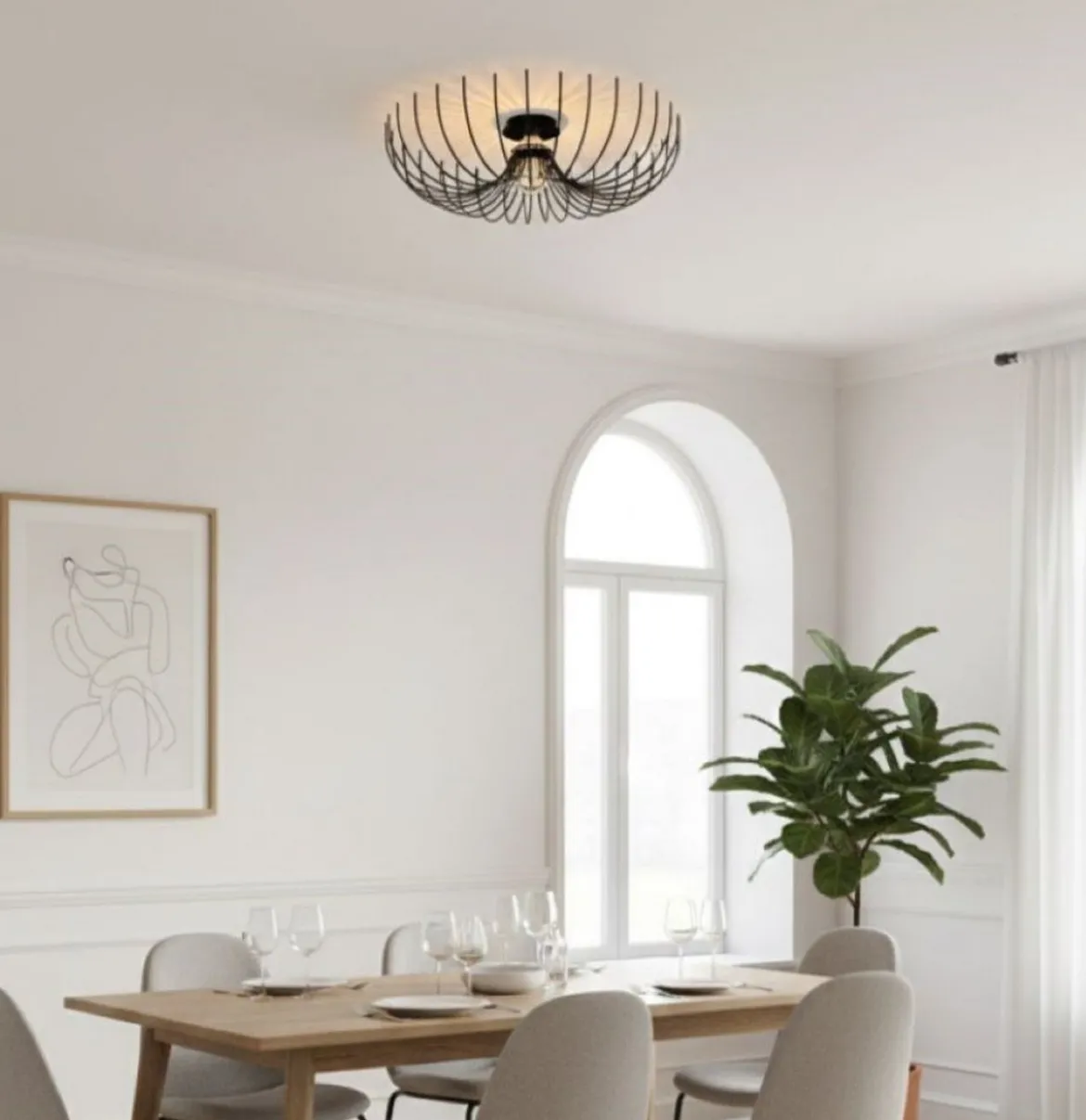 Lampada a Sospensione Nero 525nor1294 - Sepino