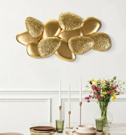 Lampada da parete Castrocaro, 60x11 h31 cm, Oro