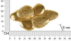 Lampada da parete Eraclea, 44x11 h28 cm, Oro
