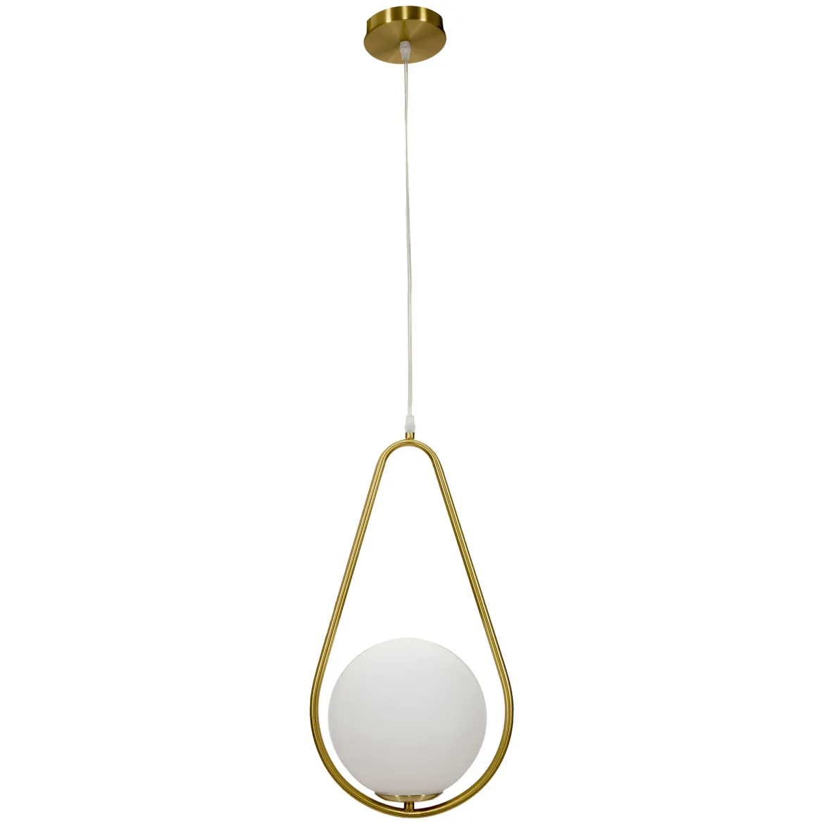 Lampada da Soffitto oro Bianco Necessarie 2 Lampadine Colore Struttura Bianco, Classe Energetica a+ - d - Goma