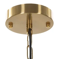 Lampada da Soffitto oro Necessarie 3 Lampadine Materiale Struttura in Vetro, - Darona
