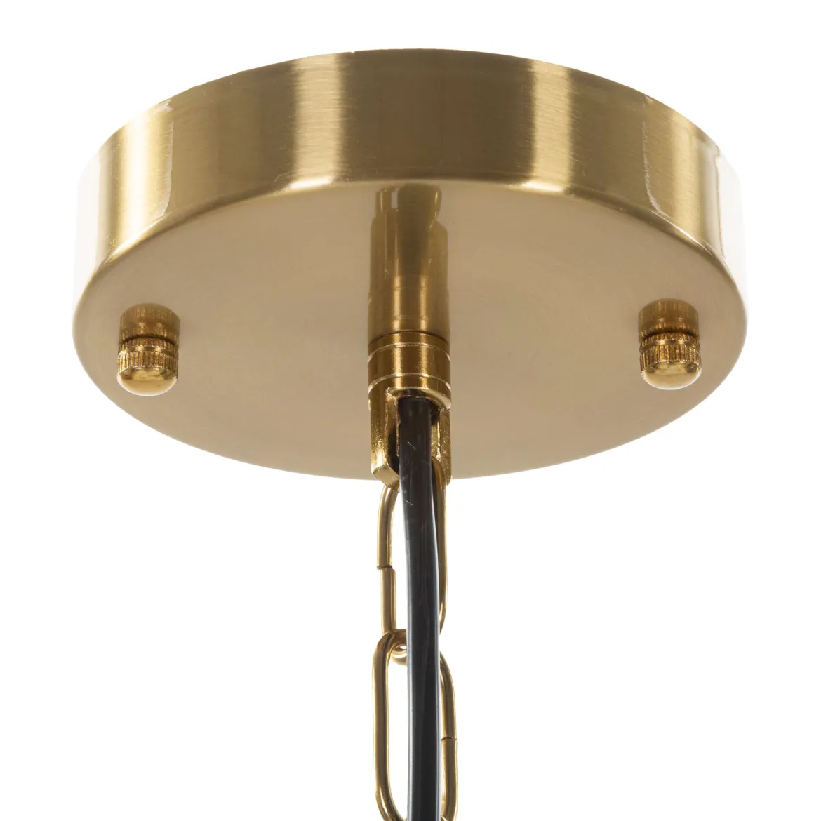 Lampada da Soffitto oro Necessarie 3 Lampadine Materiale Struttura in Vetro, - Darona