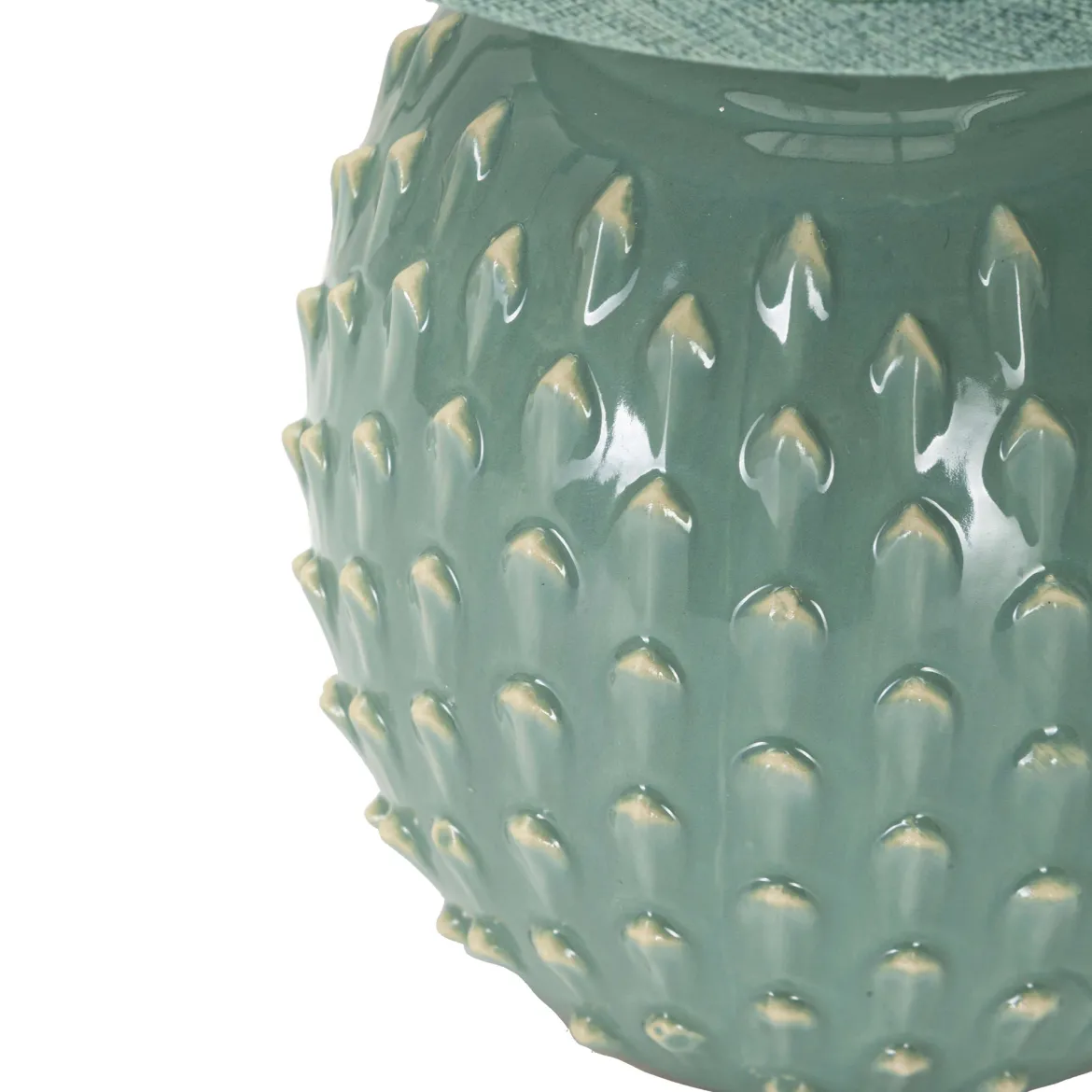 Lampada da Tavolo Azzurro Turchese Necessaria 1 Lampadina Attacco e14, Paralume - Ketchi