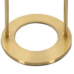 Lampada da Tavolo Bianco Opaco oro Necessaria 1 Lampadina Attacco e14, Interruttore Manuale - Andong