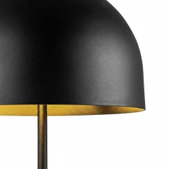 Lampada da Tavolo Nero Paralume Attacco e 14 max 40 w, Interruttore Connessione Diretta - Latiano