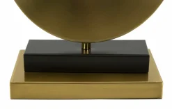Lampada da tavolo Papier, 30x30 h53 cm, Bianco e Oro
