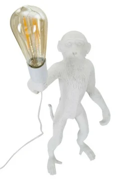 Lampada da tavolo Piet, 26x34 h55 cm, Bianco