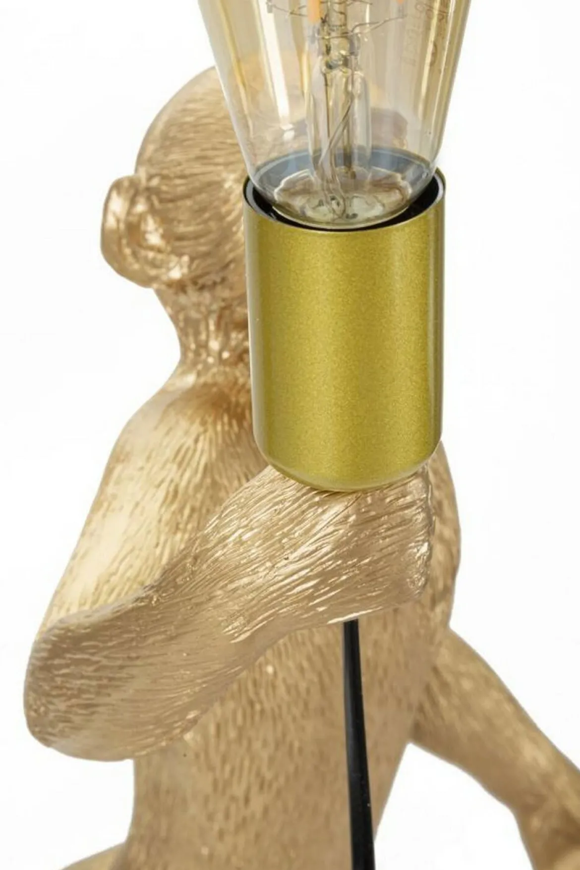 Lampada da tavolo Piet, 26x34 h55 cm, Oro