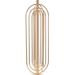 Lampada da Tavolo Rosa oro Necessaria 1 Lampadina Paralume, Attacco e27 - Khajur