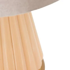 Lampada da Tavolo Rosa Perlato Bronzo Perlato Necessaria 1 Lampadina Paralume, Attacco e27 - Portre